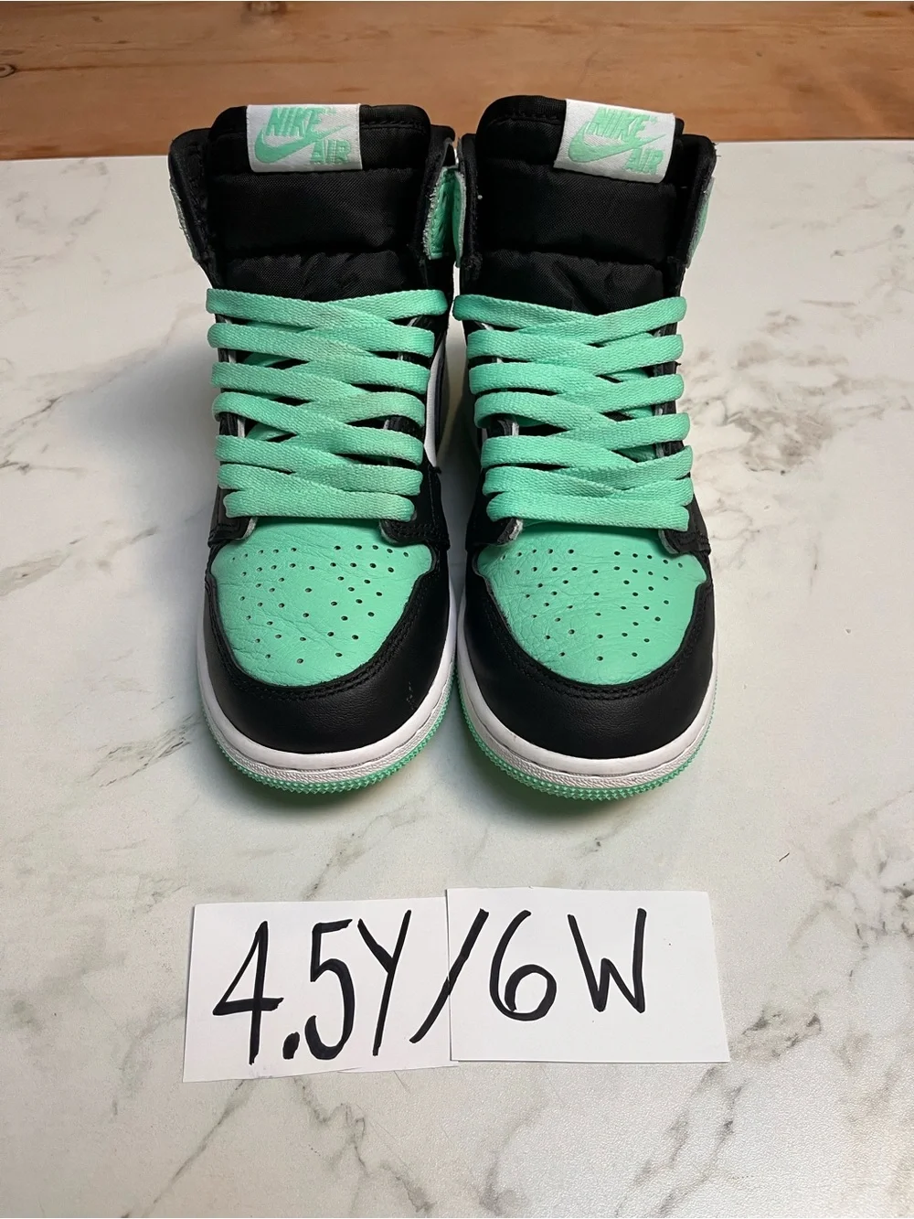 Nike Kids Air Jordan 1 High OG - Mint Green/Black/White
